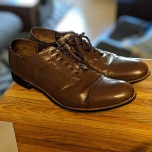 Stacy Adams Vintage Size 13 EE Brown Captoe